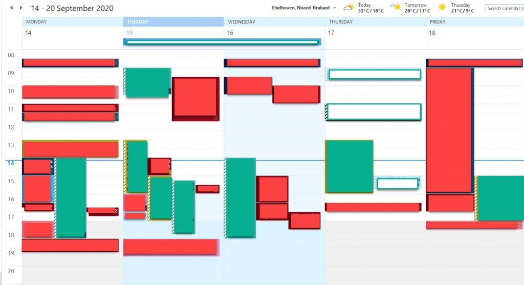 Veel te volle agenda
